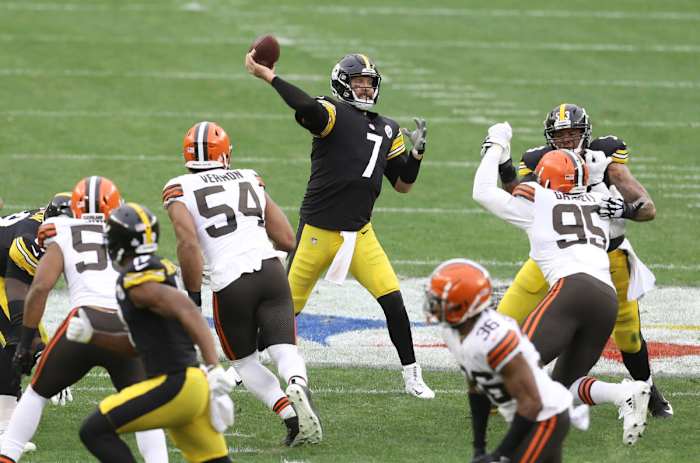 Quarterback Ben Roethlisberger is the Steelers' all-time leading passer.